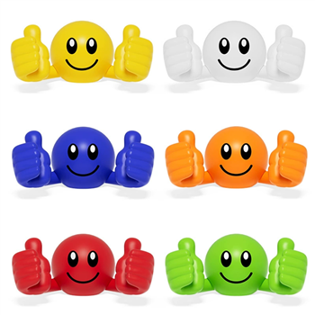 Adjustable Smiley Face Figurine Phone Holder