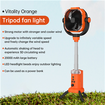 Rechargeable Portable Outdoor Camping Circulator Fan