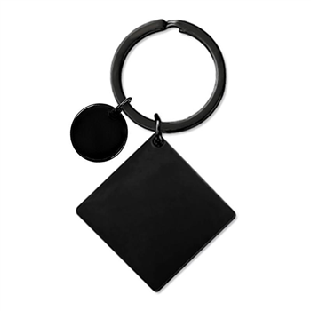 Gift Square Metal Keychain