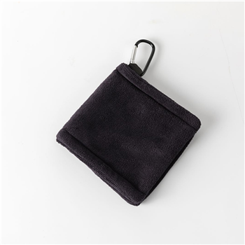 Golf Ball Towel with Carabiner Clip