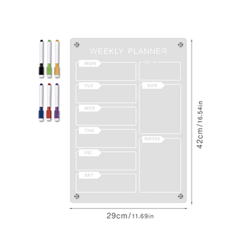 Magnetic Erasable Acrylic Memo Board