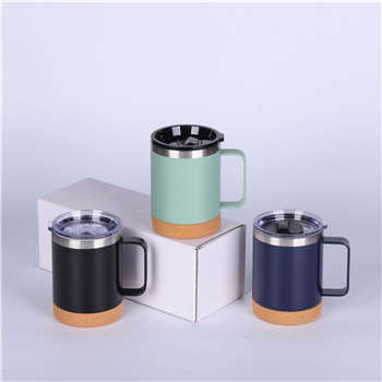 12oz.Cork Bottom Brite Mug 